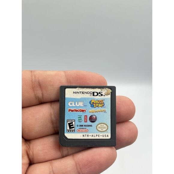 Clue/Mouse Trap/Perfection/Aggravation (Nintendo DS, 2007) Game Cartridge Only - Picture 1 of 3